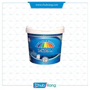 رنگ سفید نیم‌پلاستیک درجه یک مات هیرادشیمی 100 2/5گالن