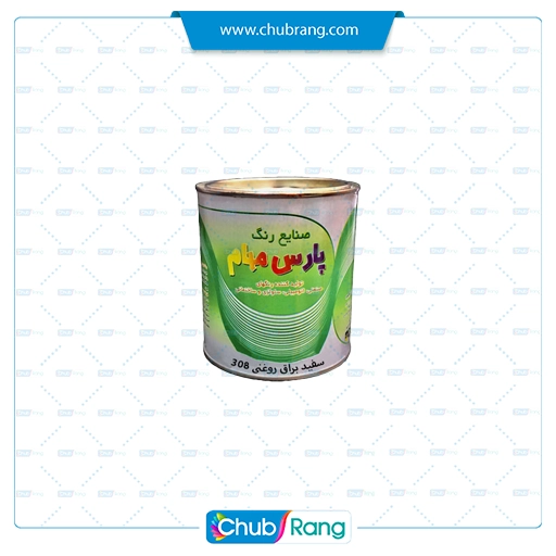 مهام سفید براق روغنی 308 رنگ سفید فوری براق پارسمهام 308 کوارت - تصویر 1