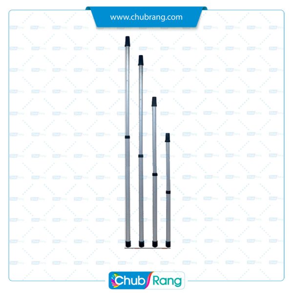 daste ghaltac ebra دسته غلطك آلومينيومي 3 متري ابرا - تصویر 1