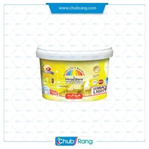 رنگ سفيد اكريليك نيمه براق هيرادشيمي هيرادلايت4415 2.5گالن