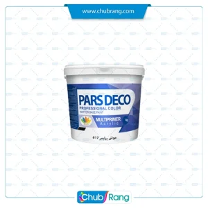 رنگ سفید مات پارس‌دکو مولتی‌پرایمر 2.5گالن
